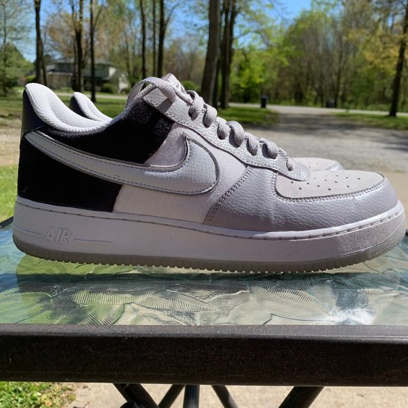 nike air force 1 low men's grey